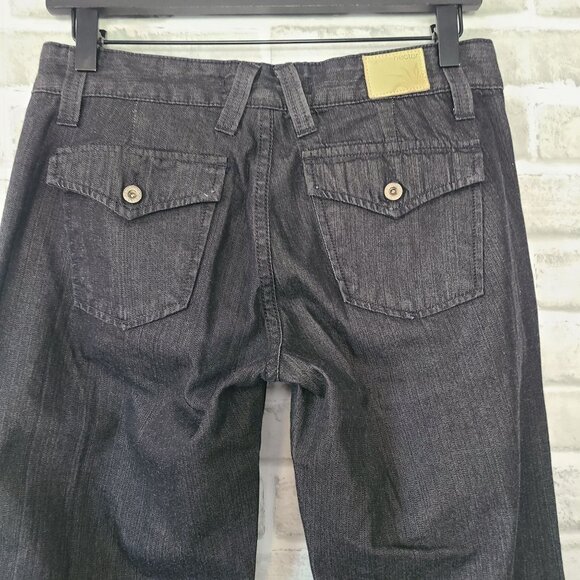 Agave Nectar Denim Flare Jeans Trousers USA Made 26 Relaxed Casual Staple - Picture 3 of 10